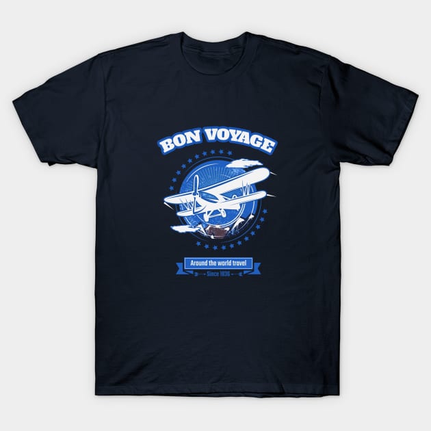 Bon Voyage - Around the world travel T-Shirt by bimario